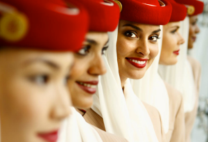 Emirates red: Recurrent image and uniform training helps create the desired look