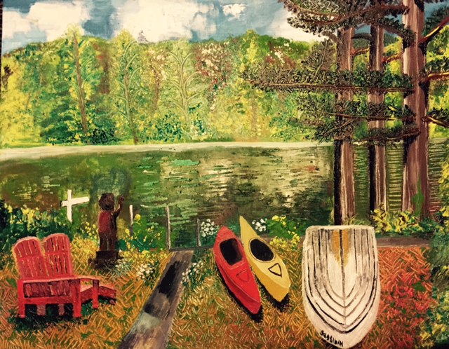 Adirondack Park painting